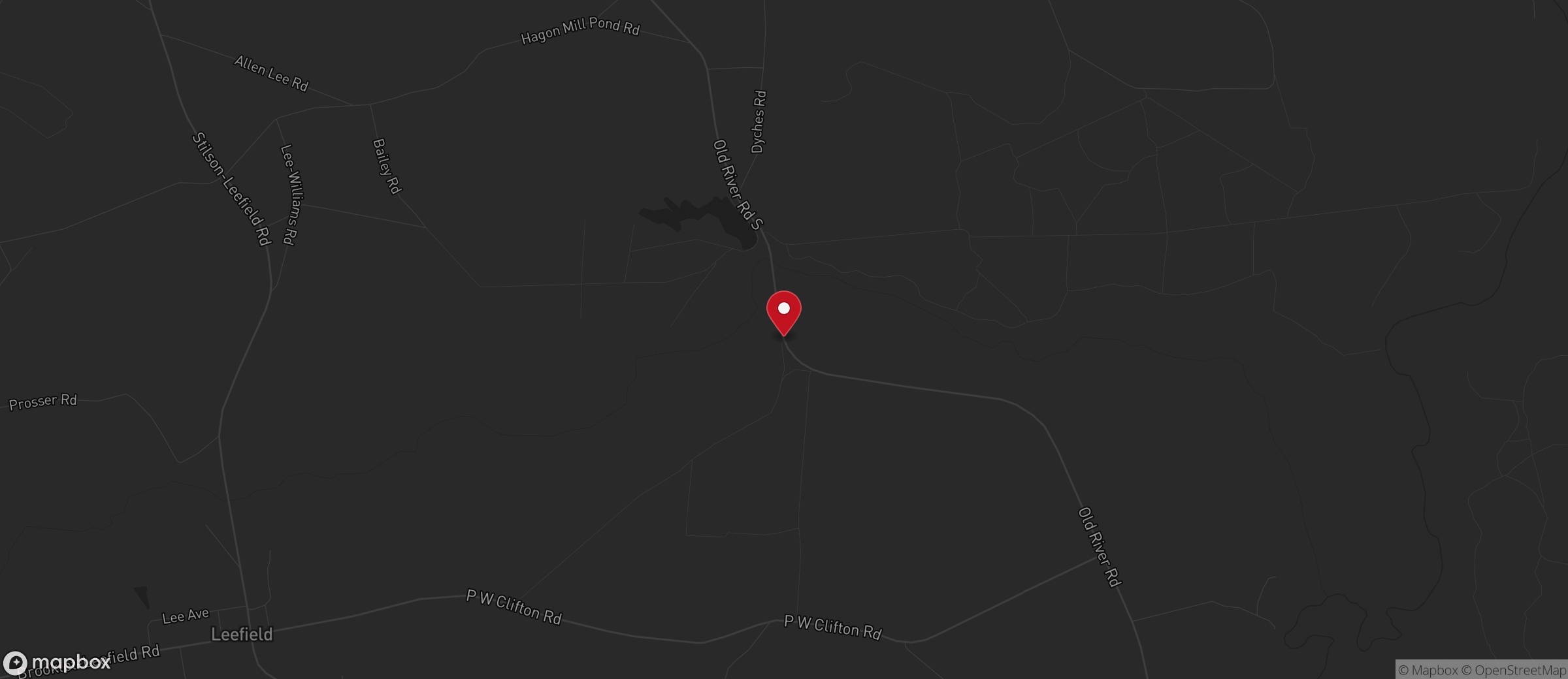 Map showing the location